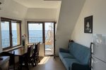 Apartment Sozopol Sea View 2 - living room with sea view with coach