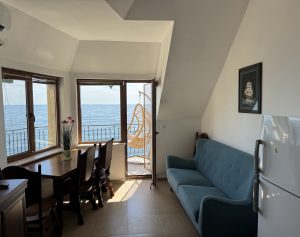 Apartment Sozopol Sea View 2 - living room with sea view with coach